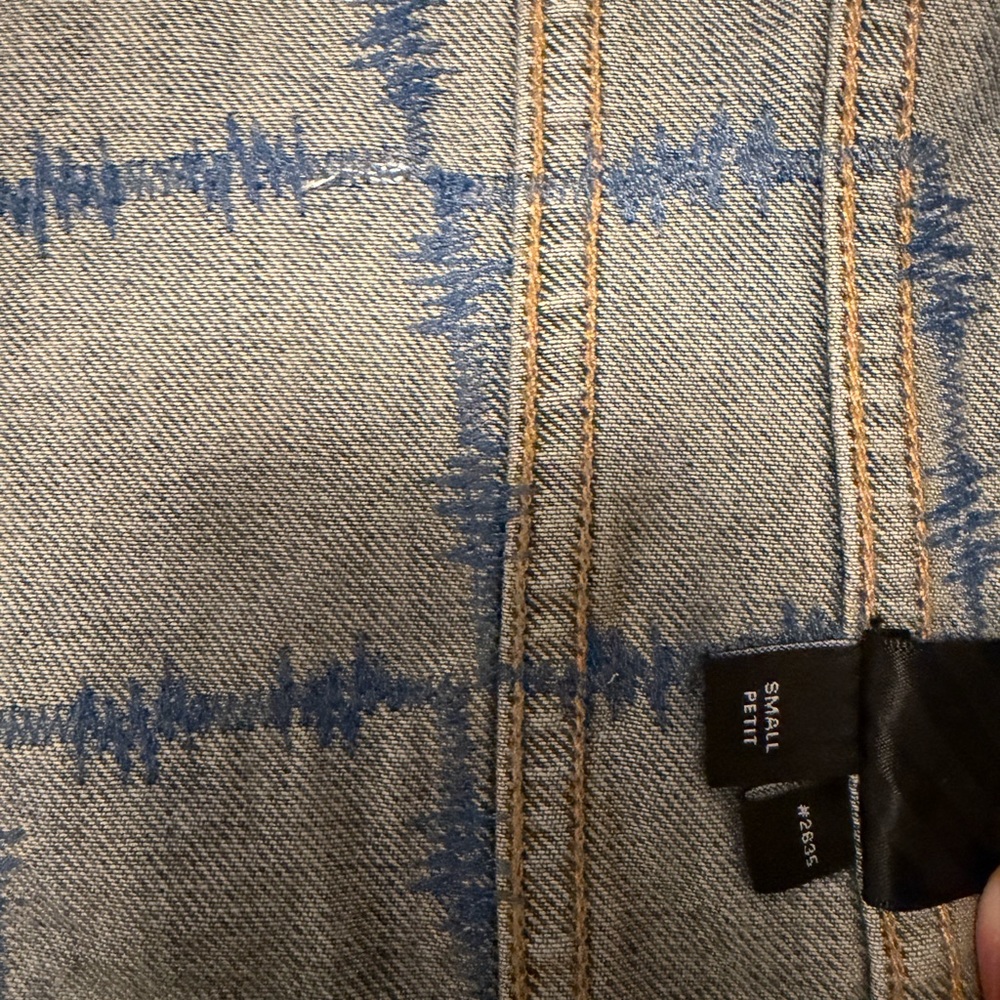 Amiri Blue Patchwork Jean Jacket - image 5